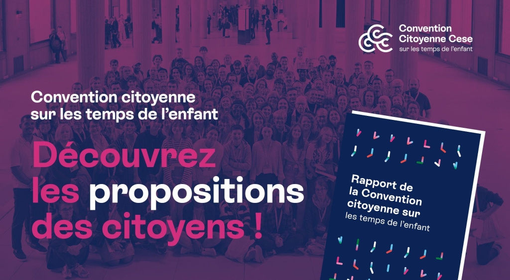 Rapport et propositions de la Convention citoyenne sur les temps de l'enfant