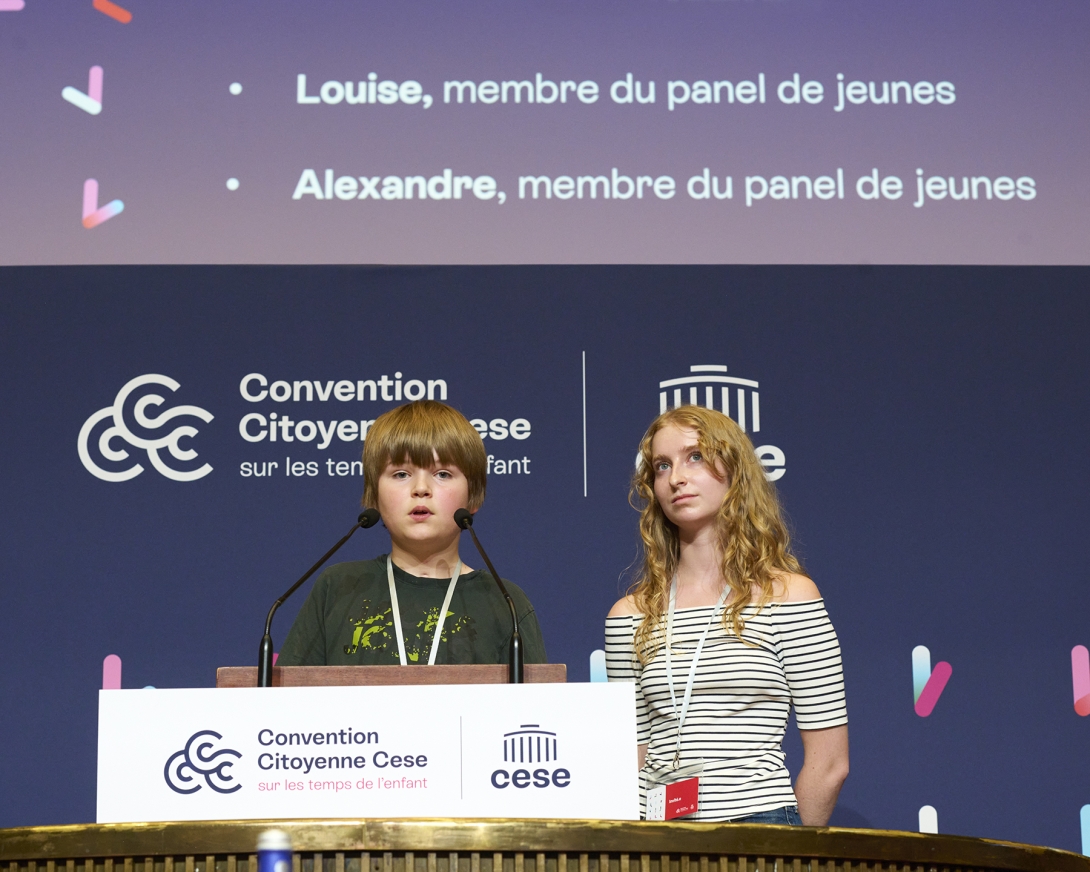 Louise et Alexandre à la Convention citoyenne